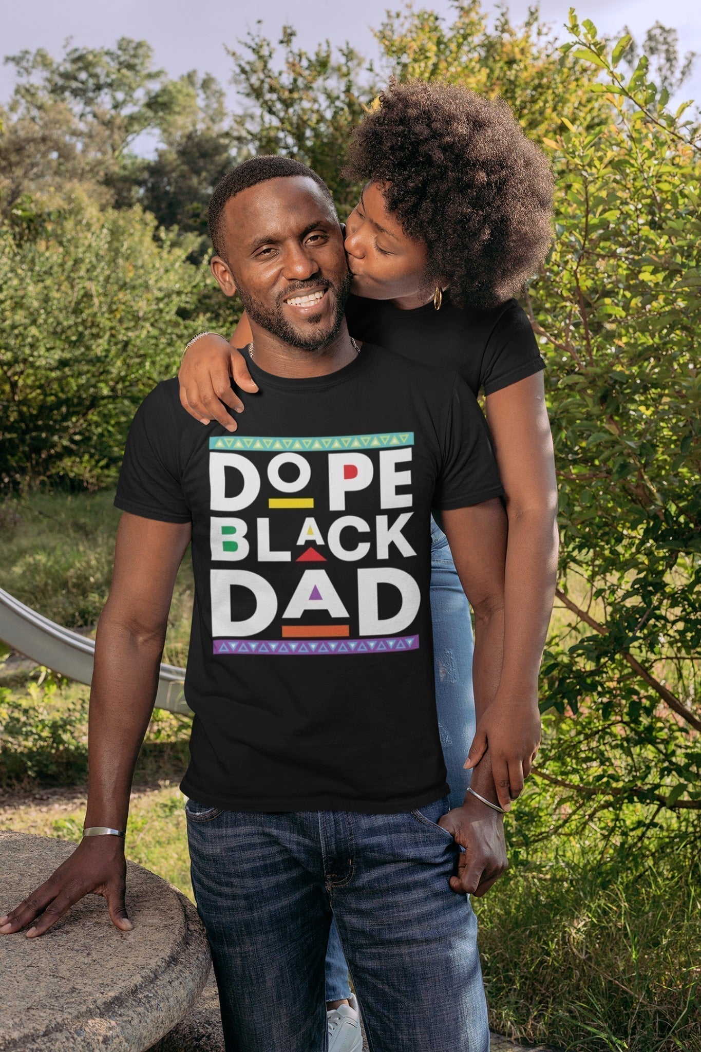 Dope Black Dad Tshirt