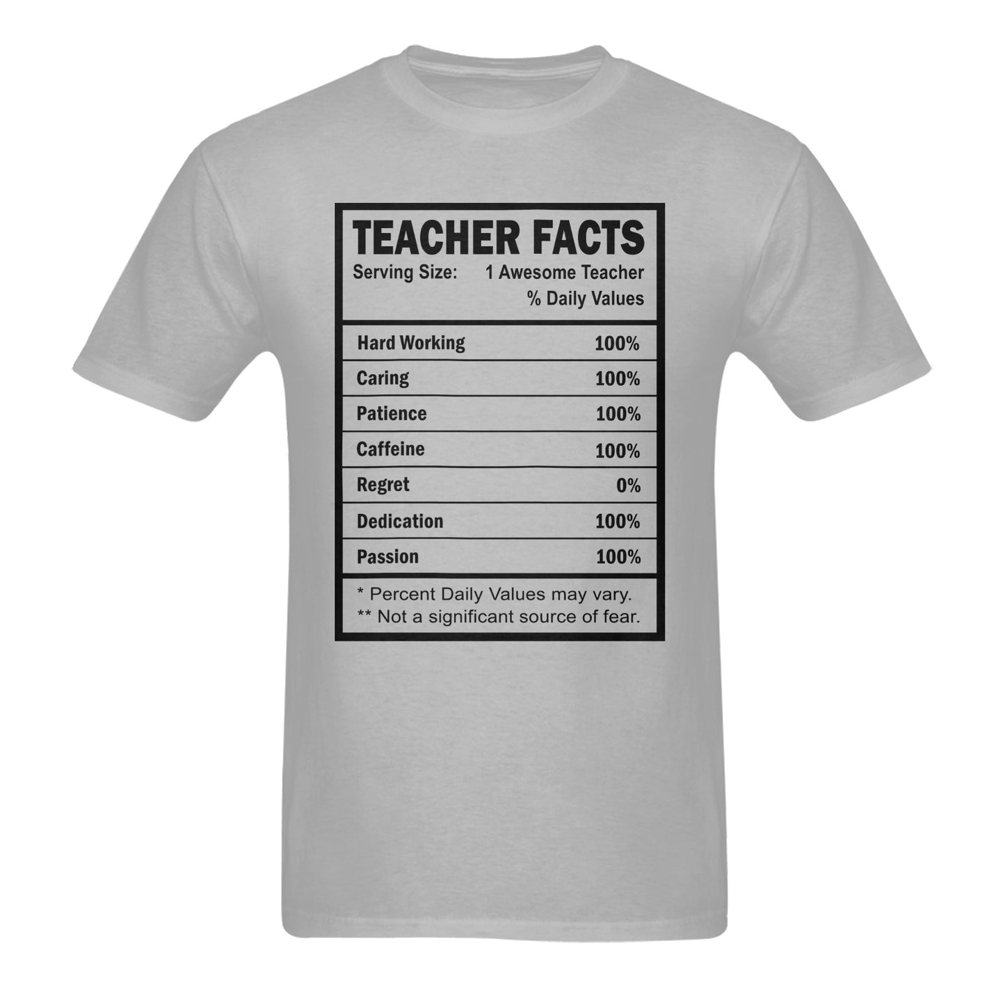 TEACHER FACTS TSHIRT